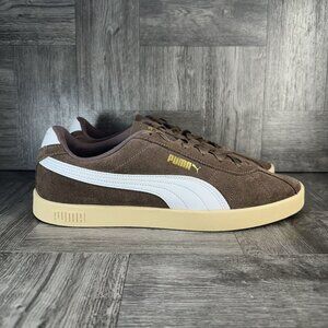 Puma Club II Men's size 11.5 Brown Suede Casual Shoes